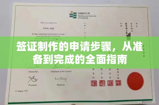 六甲签证制作的申请步骤，从准备到完成的全面指南